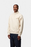 Carhartt Half Zip American Script Sweatshirt - Natural Carhartt Half Zip American Script Sweatshirt - Natural