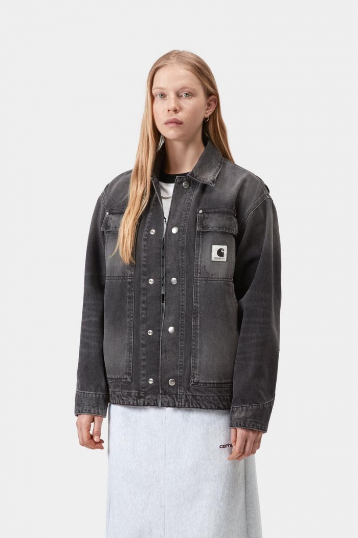 Carhartt OG Arctic Jacket - Black, Grind wash