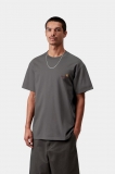 Carhartt S/S American Script T-Shirt - Graphite Carhartt S/S American Script T-Shirt - Graphite