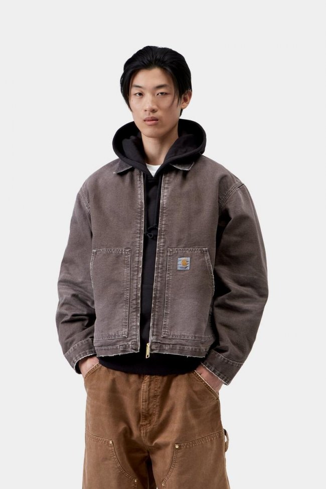 Carhartt OG Arcan Jacket - Tobacco / Tobacco, Destroy wash