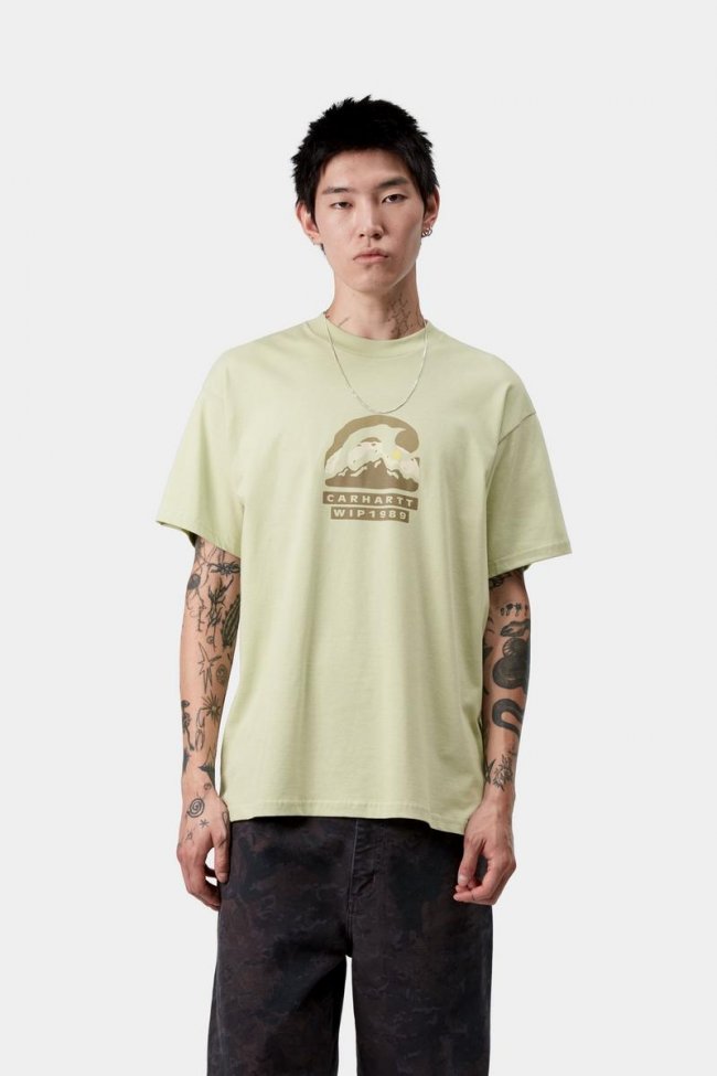 Carhartt S/S Rising Helix T-Shirt - Pale Olive