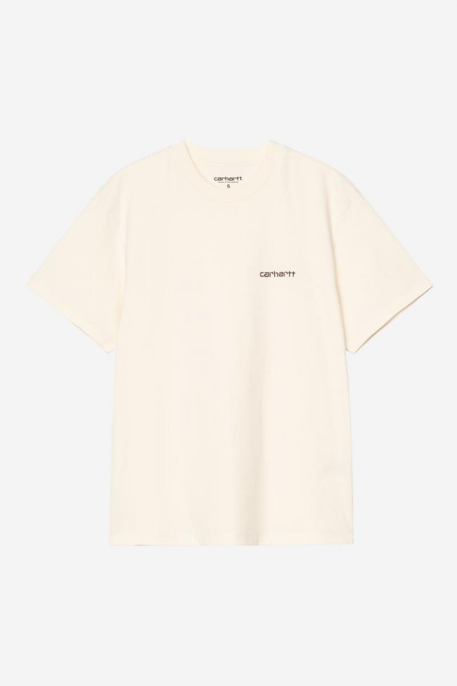 Carhartt S/S Script Embroidery T-Shirt - Cinnerus / Cozy Purple