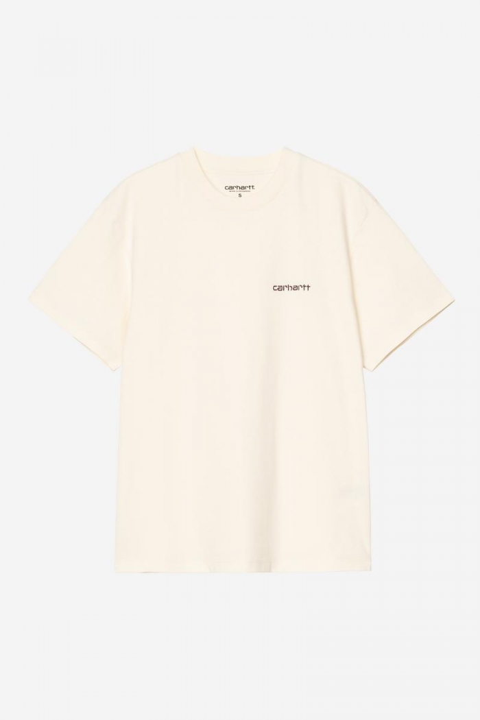 Carhartt S/S Script Embroidery T-Shirt - Cinnerus / Cozy Purple