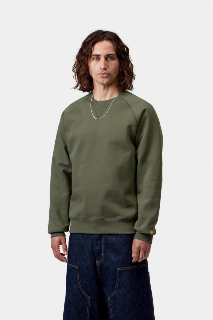 Carhartt Chase Sweatshirt - Leaf / Gold