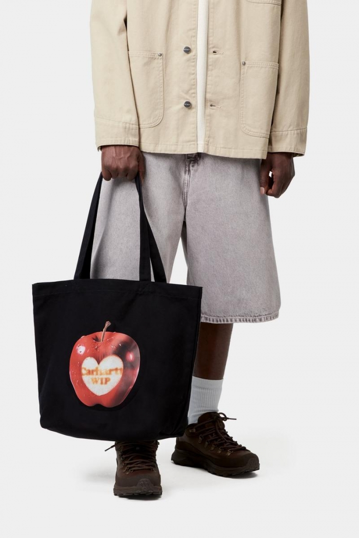 Carhartt Canvas Graphic Tote - Spoiled Print, Black