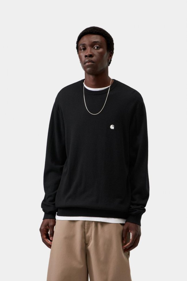 Carhartt Madison Sweater - Black / Wax