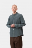 Carhartt L/S Madison Fine Cord Shirt - Cozy Blue / Wax Carhartt L/S Madison Fine Cord Shirt - Cozy Blue / Wax
