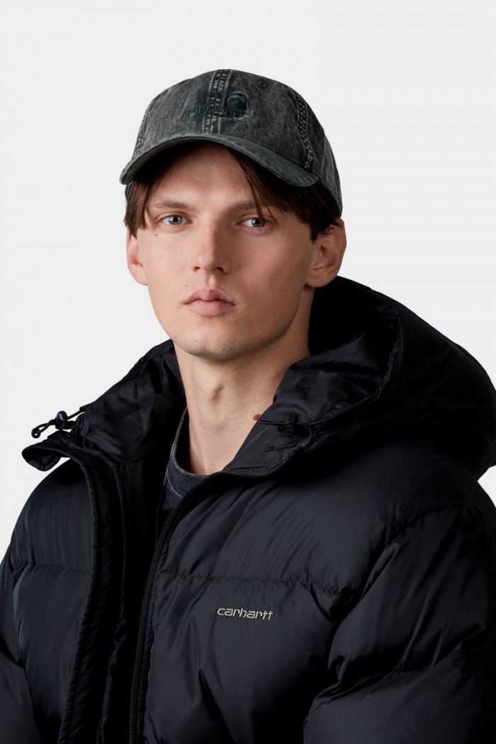 Carhartt Lambert Cap - Raven, Moon wash