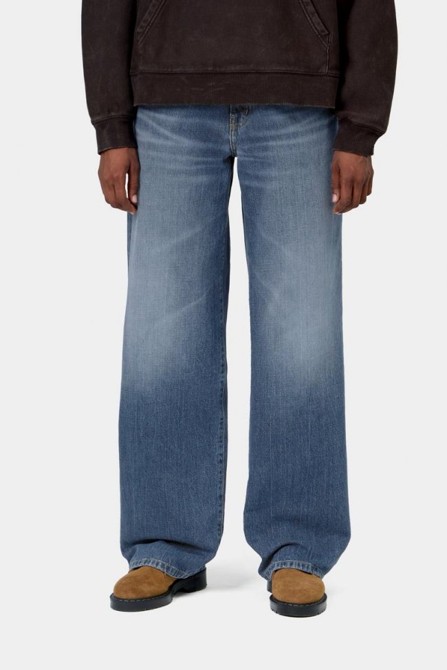 Carhartt Lavine Pant - Blue, Marble used wash Carhartt Lavine Pant - Blue, Marble used wash