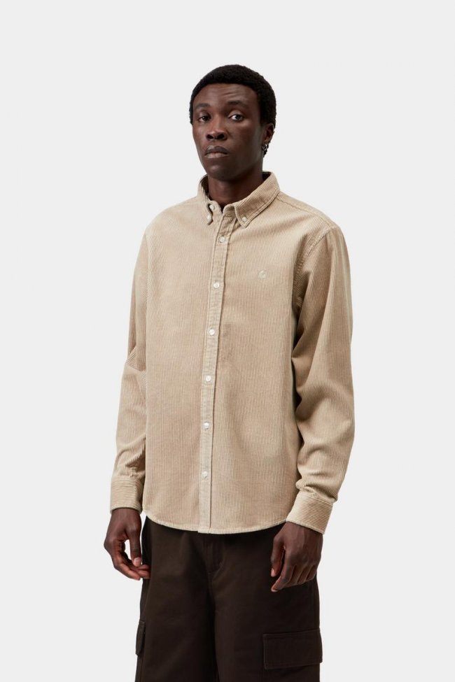 Carhartt L/S Madison Cord Shirt - Wall