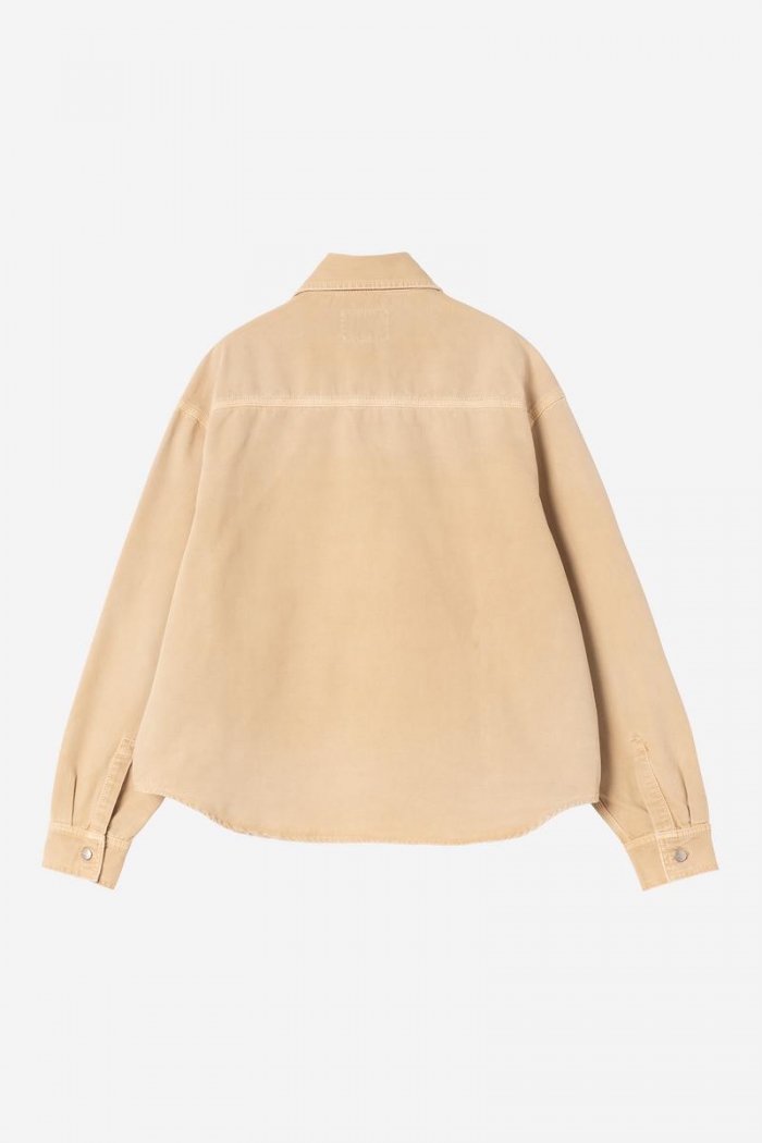 Carhartt Georgia Shirt Jac - Dusty H Brown, Destroy wash