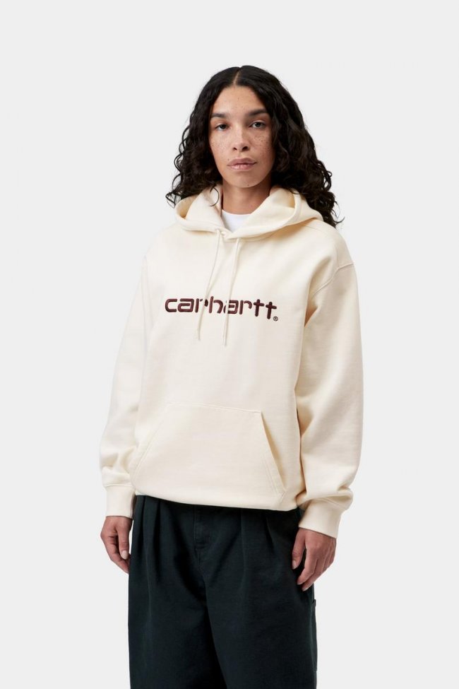 Carhartt Hooded Carhartt Sweatshirt - Wax / Palisander