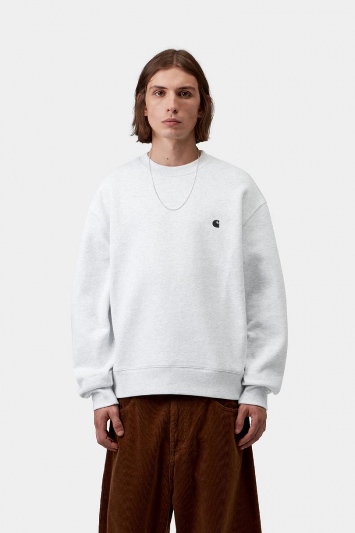 Carhartt Mack Sweat - Ash Heather / Black