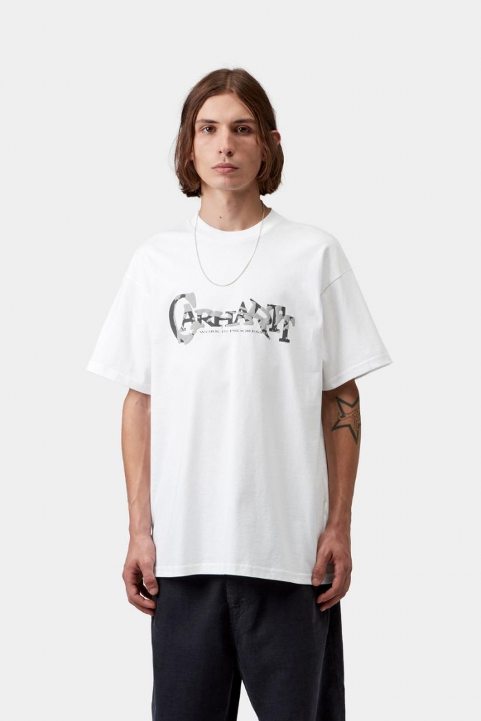 Carhartt S/S Chinsel Script T-Shirt - White