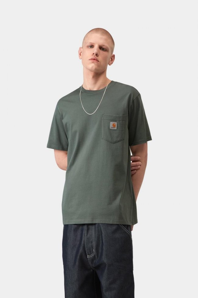 Carhartt S/S Pocket T-Shirt - Velvet Green