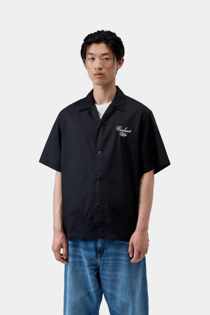 Carhartt S/S Travon Shirt - Black / Wax