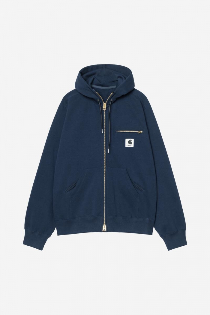 Carhartt sacai x Carhartt WIP Cotton Jersey Hoodie - Sacai Blue