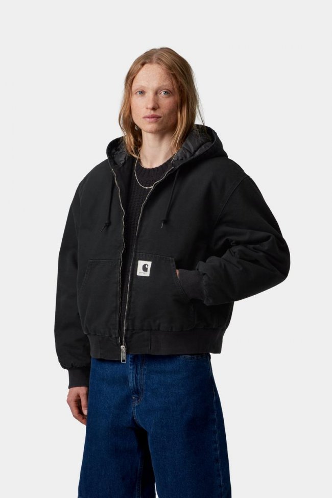Carhartt OG Active Jacket - Black, Stone canvas Carhartt OG Active Jacket - Black, Stone canvas