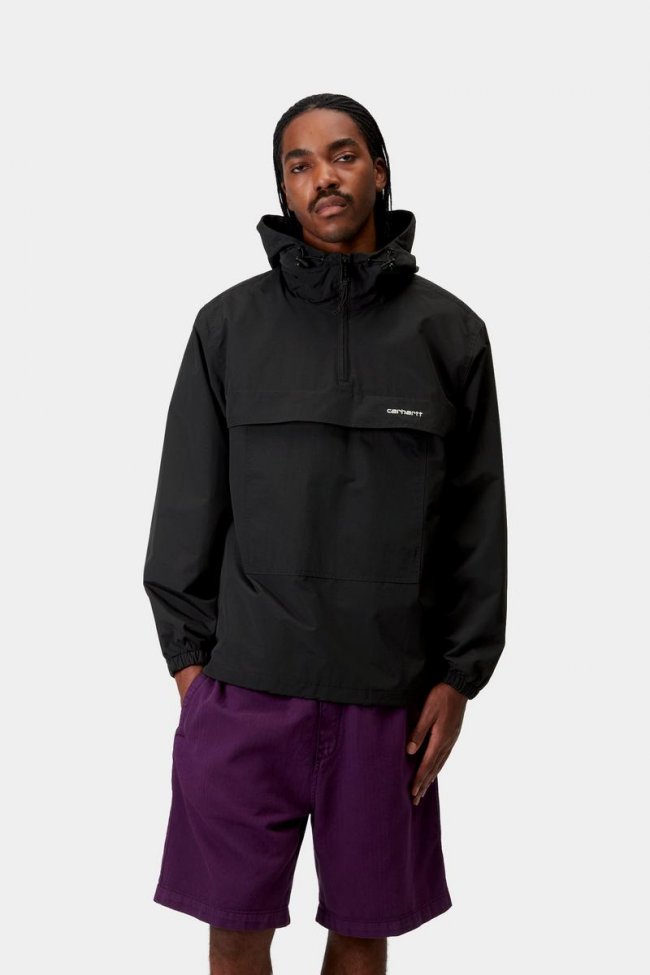 Carhartt Windbreaker Pullover (Summer) - Black / White