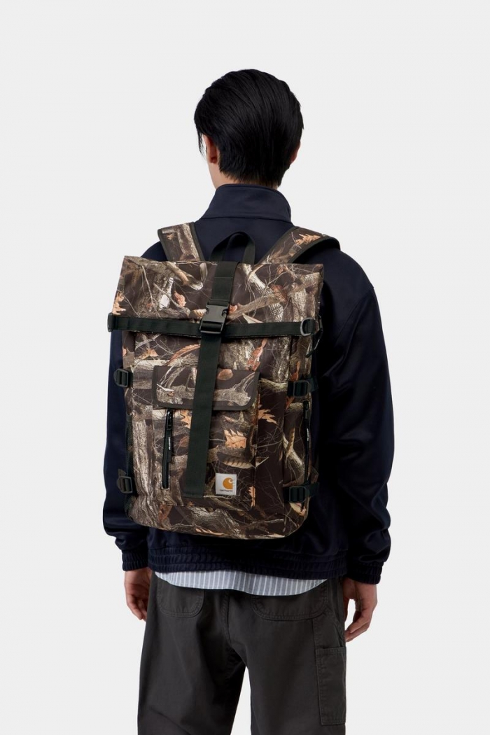 Carhartt Philis Backpack - Camo Feather Tree, Black