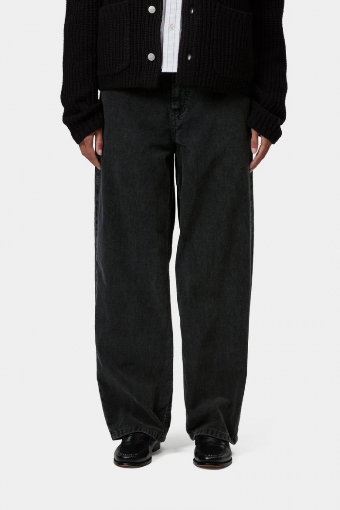 Carhartt Brandon Pant - Black, Dusky washed