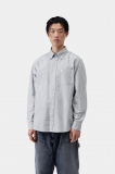Carhartt L/S Kanan Shirt - Kanan Stripe, Black Carhartt L/S Kanan Shirt - Kanan Stripe, Black
