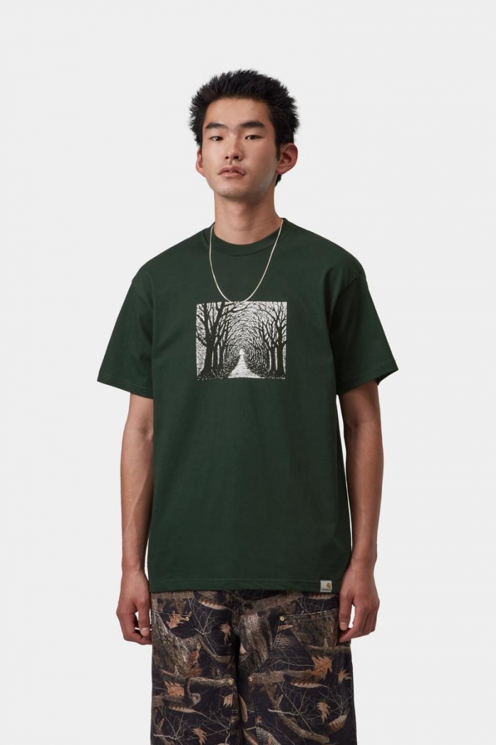 Carhartt S/S Avenue T-Shirt - Dark Scarab