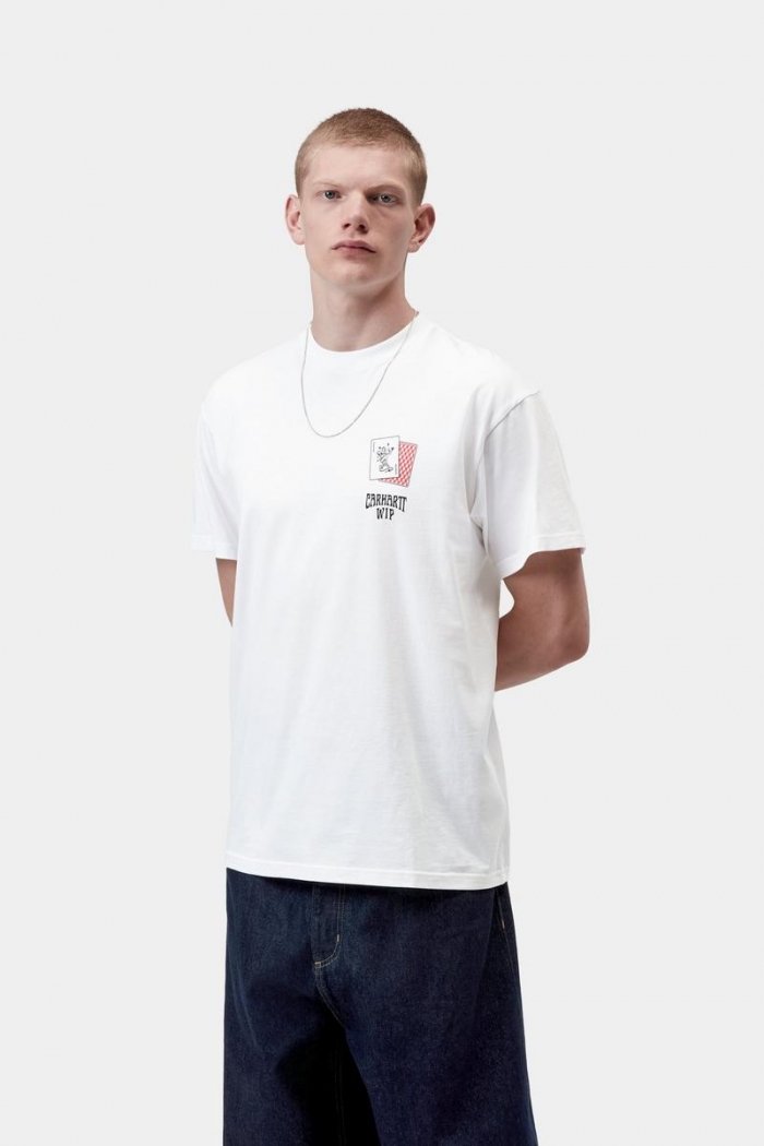 Carhartt S/S Playing Card T-Shirt - White