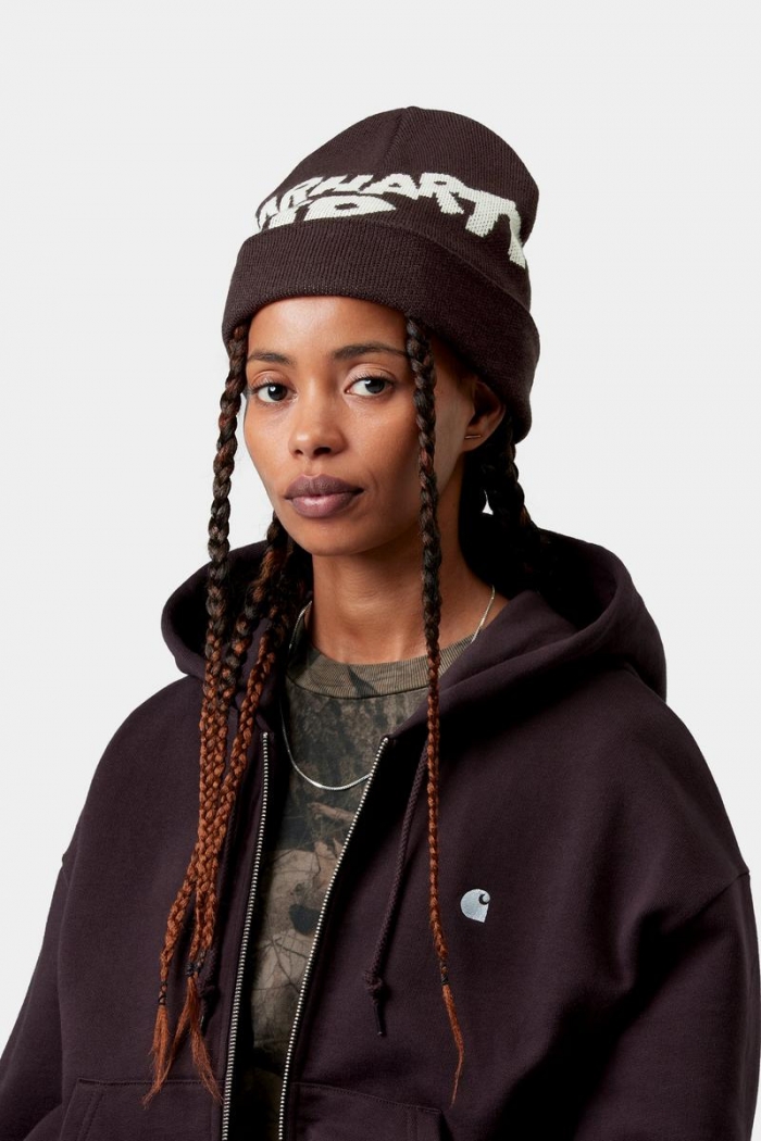 Carhartt Cut Out Beanie - Palisander / Natural