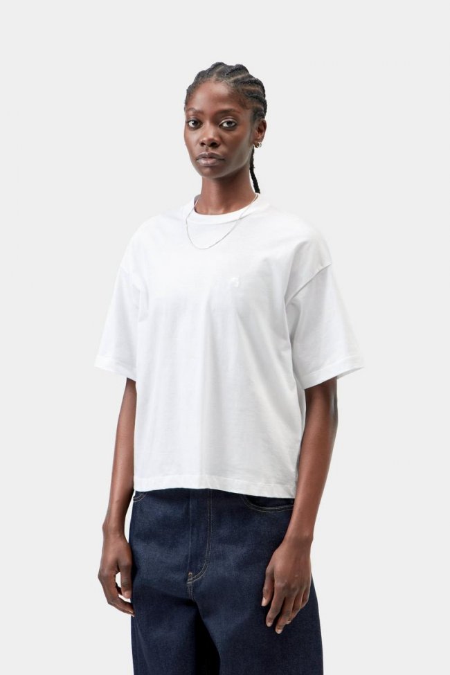 Carhartt S/S Chester T-Shirt - White Carhartt S/S Chester T-Shirt - White
