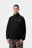 Carhartt Edmore Half Zip Sweat - Black / White Carhartt Edmore Half Zip Sweat - Black / White