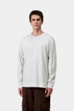 Carhartt L/S Chase T-Shirt - Ash Heather / Gold Carhartt L/S Chase T-Shirt - Ash Heather / Gold