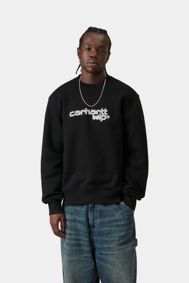 Carhartt Wireless Sweatshirt - Black / Wax