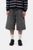 Carhartt Nixon Single Knee Short - Black, Destroy wash Carhartt Nixon Single Knee Short - Black, Destroy wash