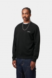 Carhartt Script Embroidery Sweatshirt - Black / White Carhartt Script Embroidery Sweatshirt - Black / White