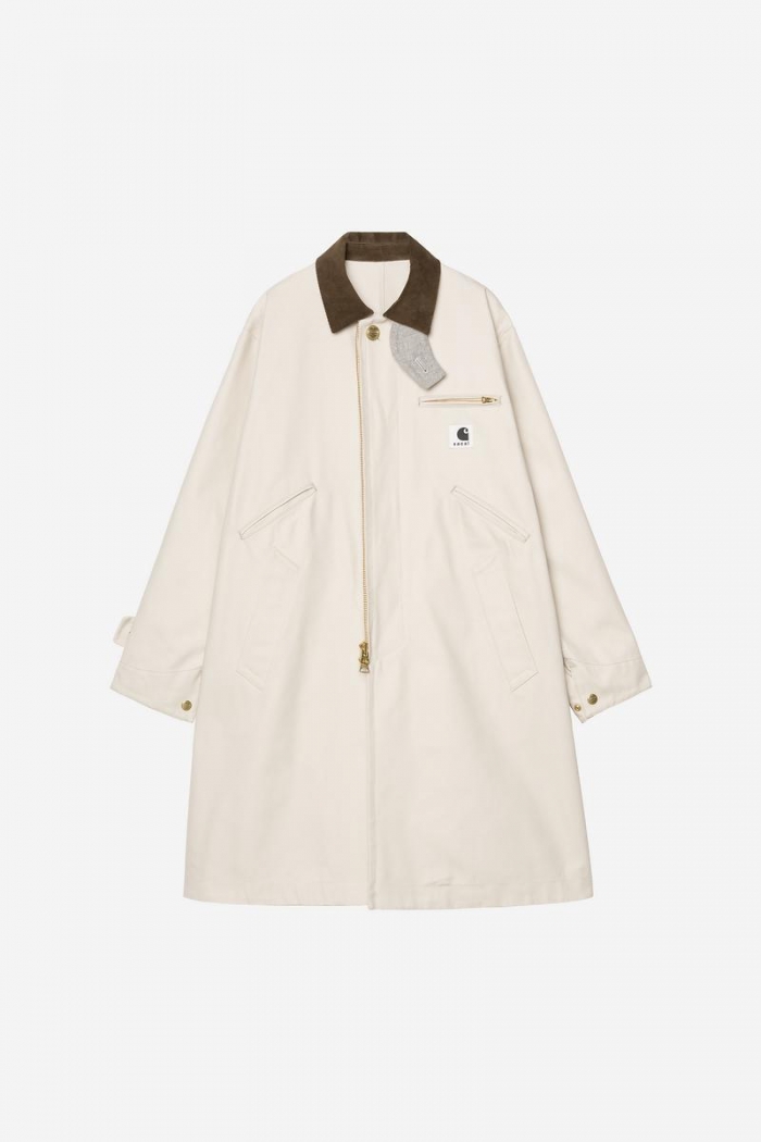 Carhartt sacai x Carhartt WIP Duck Coat - Sacai Ivory