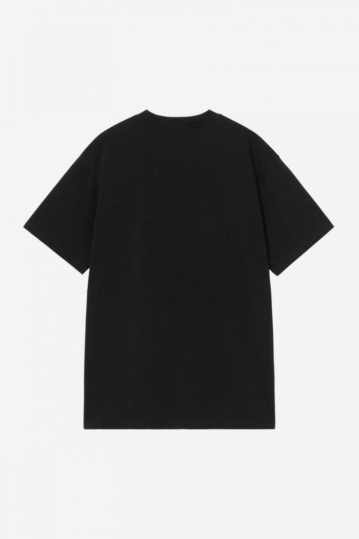 Carhartt S/S WIP III T-Shirt - Black, Heavy stone wash