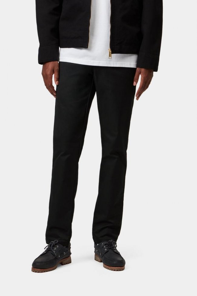 Carhartt Sid Pant - Black, Rinsed
