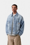 Carhartt Belmar Jacket - Blue, Heavy worn bleached Carhartt Belmar Jacket - Blue, Heavy worn bleached