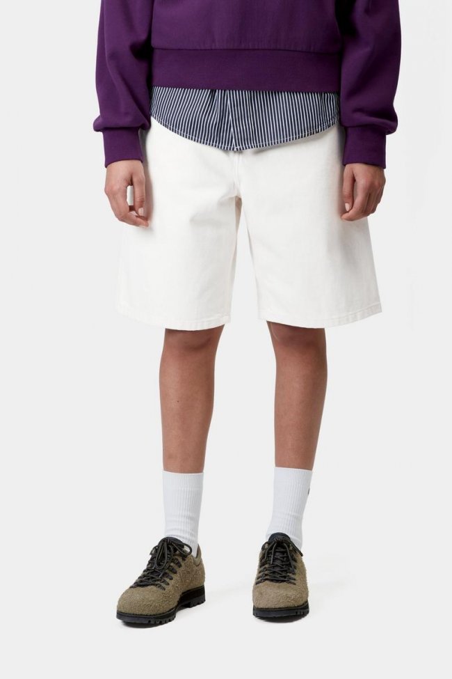 Carhartt Brandon Short - White, Rinsed Carhartt Brandon Short - White, Rinsed