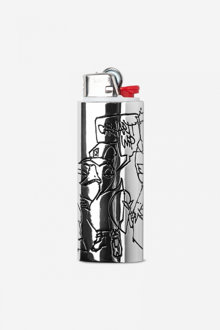 Carhartt Blinkerfluid BIC Metal Lighter Case - Silver