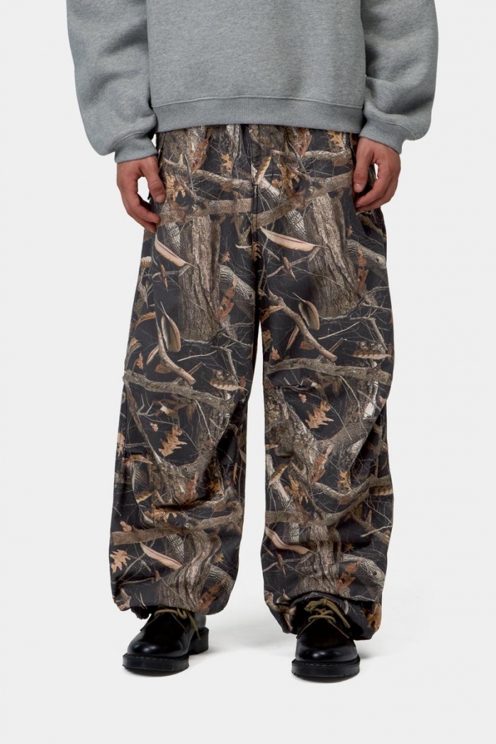 Carhartt Fletcher Pant - Camo Feather Tree, Black, Rinsed