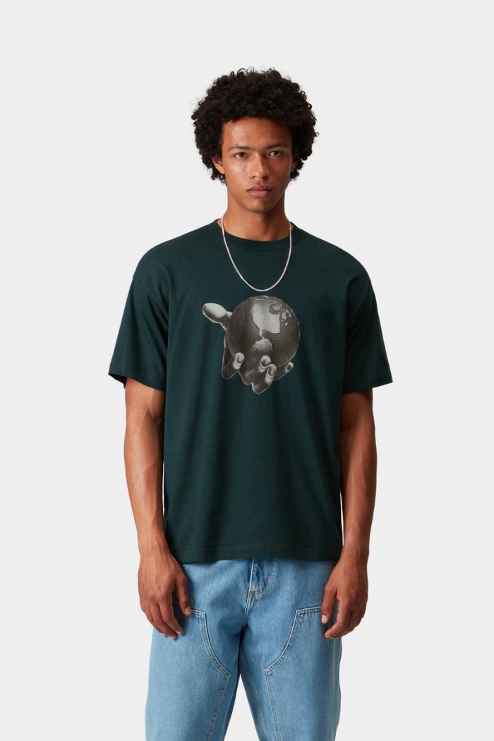 Carhartt S/S Saviour T-Shirt - Deep Lagoon