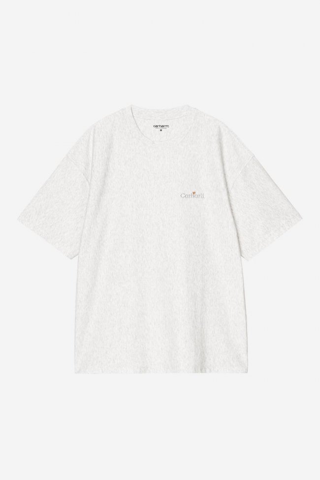 Carhartt S/S WIP Label T-Shirt - Ash Heather