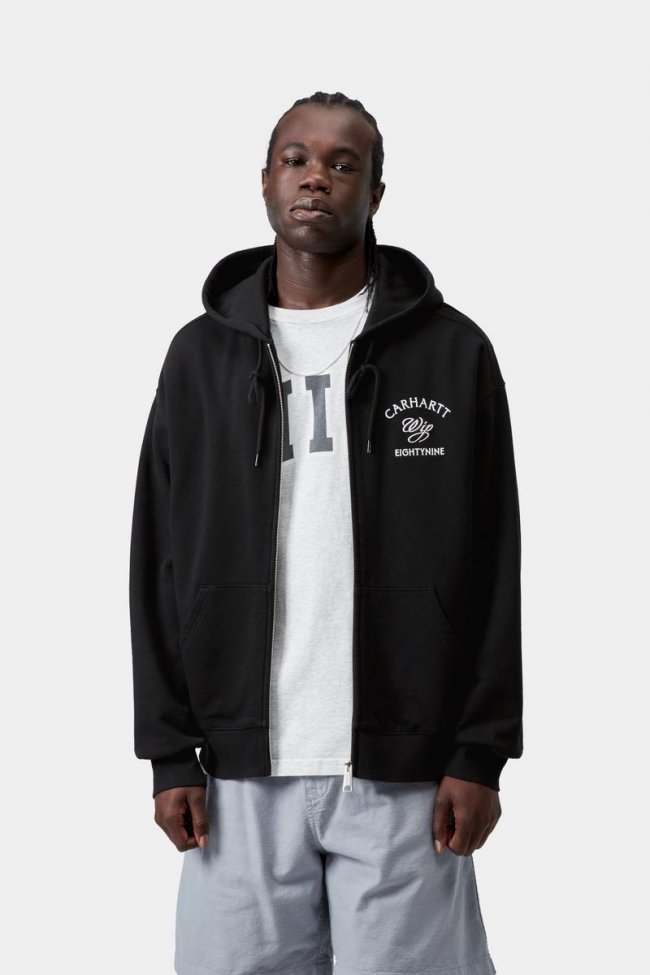 Carhartt Hooded Eightynine Sweat Jacket - Black
