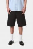 Carhartt Single Knee Short - Black, Rinsed
