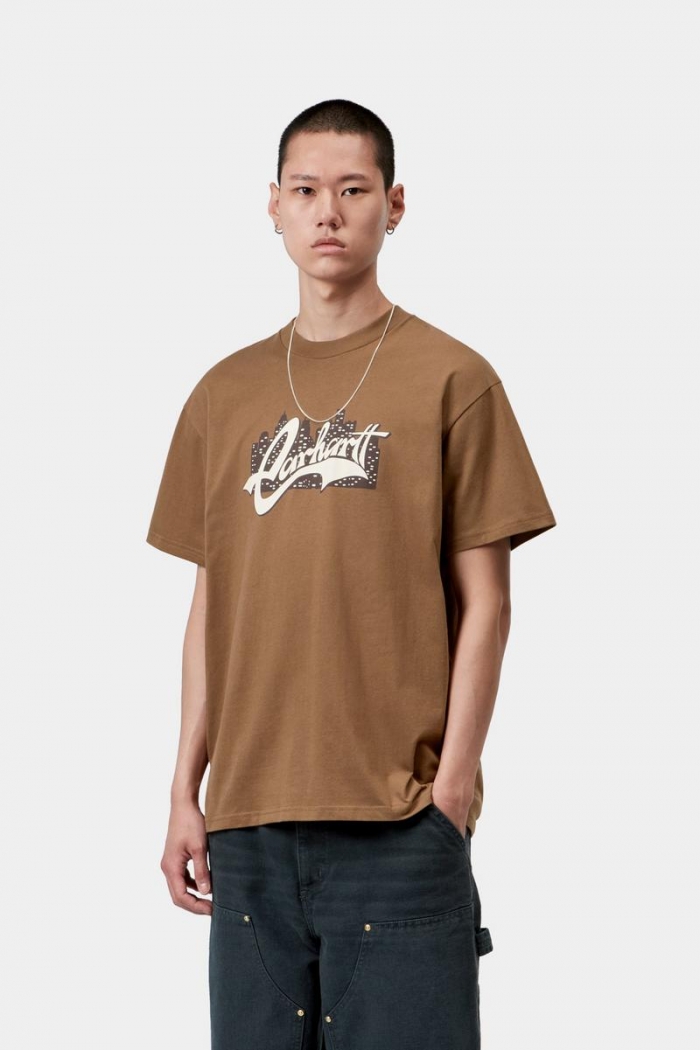 Carhartt S/S Boogie Night T-Shirt - WIP H Brown