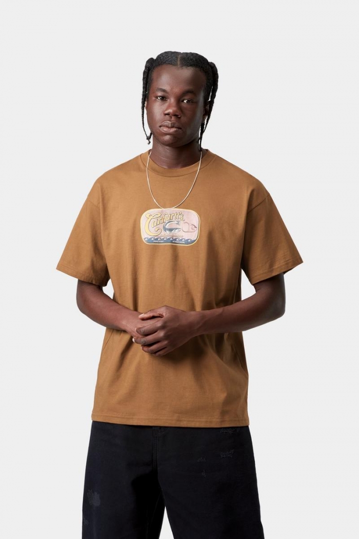 Carhartt S/S Sardinas T-Shirt - Hamilton Brown