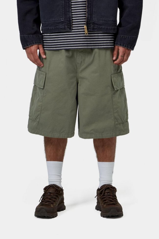 Carhartt Mandler Cargo Short - Leaf, Garment dyed