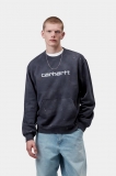 Carhartt Painter Sweatshirt - Dark Navy, Destroy wash, splatter Carhartt Painter Sweatshirt - Dark Navy, Destroy wash, splatter
